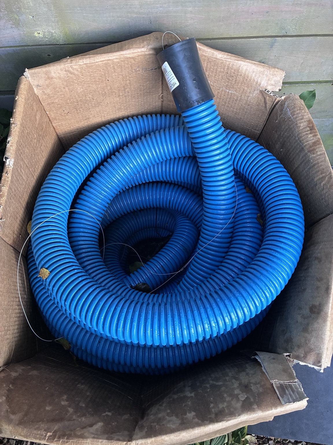 Erdwellrohr / Leerrohr M75, blau – 1 Rolle à 25 m